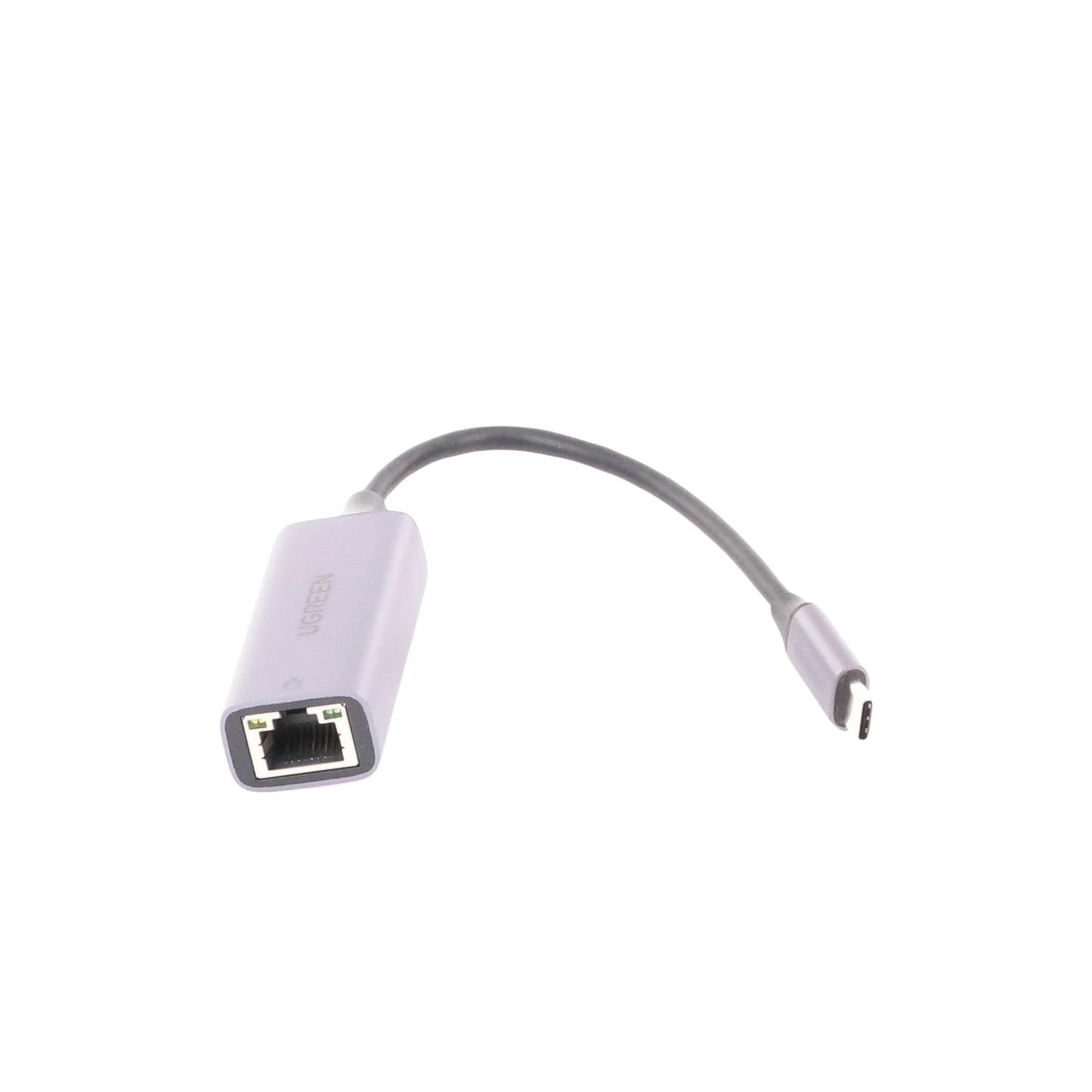 UGREEN Adaptador de Red USB-C 3.1 (5 Gbps) a RJ45 /Admite 10/100/1000 Mbps y 2.5G / Caja de aluminio / Longitud del cable 10 cm / 1 a 1