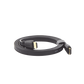 Cable HDMI 2.0 Plano de 1.5 m / 4K@60Hz / HDR / 3D / HEC (Canal Ethernet HDMI) / ARC (Canal de Retorno de Audio / Color Profundo de 48 bits / Audio de 32 canales / HDCP /Audio Dolby True HD 7.1 / 18 Gbps / Estañado y Triple Blindaje / Anti Interfer