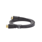 Cable HDMI 2.0 Plano de 1.5 m / 4K@60Hz / HDR / 3D / HEC (Canal Ethernet HDMI) / ARC (Canal de Retorno de Audio / Color Profundo de 48 bits / Audio de 32 canales / HDCP /Audio Dolby True HD 7.1 / 18 Gbps / Estañado y Triple Blindaje / Anti Interfer