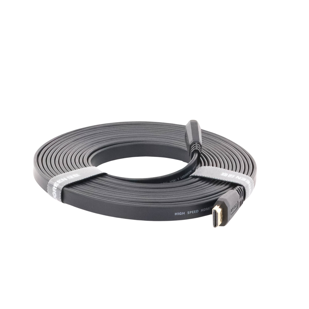 Cable HDMI 2.0 Plano de 5 m  4K@60Hz HDR  3D  HEC ARC (Canal de Retorno de Audio)  Color Profundo de 48 bits / Audio de 32 canales  HDCP /Audio Dolby True HD 7.1  18 Gbps