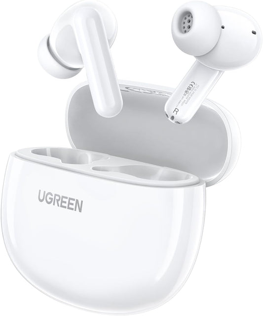 UGREEN Auriculares True Wireless, Bluetooth 5.4, 10 mts Alcance, Batería 34