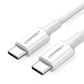 UGREEN Cable USB-C a USB-C | 1 Metro | Carga Rápida de hasta 60W | Transferencia de datos de 480 Mbps | PD3.0 |