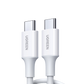 UGREEN Cable USB-C a USB-C | 1 Metro | Carga Rápida de hasta 60W | Transferencia de datos de 480 Mbps | PD3.0 |