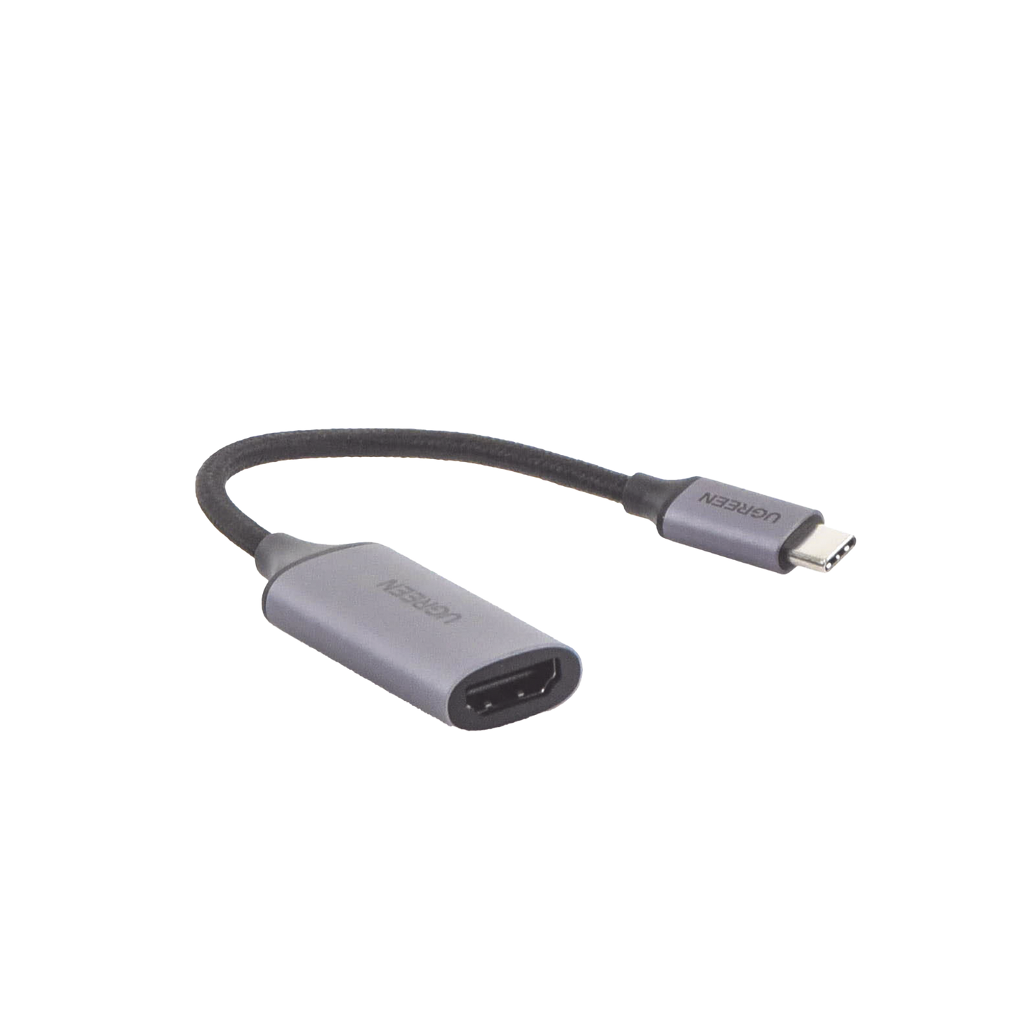 UGREEN Cable Adaptador USB C a HDMI Macho a Hembra 4K@60Hz, Convertidor Thunderbolt 4/3 Aluminio Tipo C a HDMI Compatible con iPad Mini Air, MacBook Pro, iPhone15 Plus Pro MAX, iMac XPS 17 15, PS5