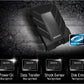 ADATA Disco Duro Externo HDD HD710P, 2 TB,Resistente a golpes,agua y polvo, certificación grado militar, Color Negro