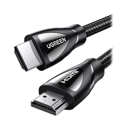 Cable HDMI 2.1 de Nylon Trenzado / 3 Metros / 8K@60Hz/4K@120Hz / eARC (Canal de Retorno de Audio / HDR10+ / VVR / HEC (Canal Ethernet HDMI) / ALLM / 3D / Dolby Atmos / Dolby Visión / 48 Gbps / Mayor Duración.