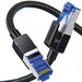 Ugreen Cable Ethernet Cat8 CLASS?F/FTP Redondo con Malla de Nylon 5 Metros