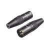 UGREEN Conector de Audio XLR Tipo Canon Macho / PVC / ABS / Aleación Zinc / Anti Oxidante / Anti Caida / Sin aflojarse / Apertura Ajustable de 6.0 a 7.0 mm / Soldable