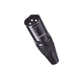 UGREEN Conector de Audio XLR Tipo Canon Macho / PVC / ABS / Aleación Zinc / Anti Oxidante / Anti Caida / Sin aflojarse / Apertura Ajustable de 6.0 a 7.0 mm / Soldable
