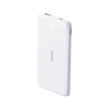 PowerBank Ultra Delgado 10000mAh |  Dos Puertos | USB-A + USB-C | PD 3.0 20W | QC3.0 22.5W | FCP | AFC | Entrada/Salida USB-C (Carga y Alimentación) | Salida USB-A (Carga) | Pantalla Inteligente | Color Blanco.