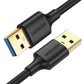 UGREEN Cable USB-A 3.0 a  USB-A 3.0 / 3 Metros / Macho a Macho / Conector Niquelado / Núcleo de Cobre Estañado / Blindaje Múltiple / Velocidad 5Gbps / No Requiere Controlador / Compatible con USB 2.0 Y USB 1.1
