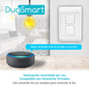 SWITCH APAGADOR WIFI 2.4 GHZ DUOSMART A20  DE 2 UNIDADES COMPATIBLE CON ALEXA Y GOOGLE HOME CON TEMPORIZADORES COMPATIBLE CON APP DUOSMART