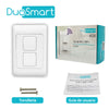 SWITCH APAGADOR WIFI 2.4 GHZ DUOSMART A20  DE 2 UNIDADES COMPATIBLE CON ALEXA Y GOOGLE HOME CON TEMPORIZADORES COMPATIBLE CON APP DUOSMART