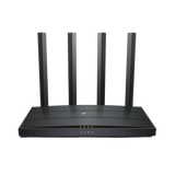 Router WiFi 6 AX 1500Mbps / MU-MIMO 2X2 y OFDMA / 1 Puerto WAN 10/100/1000 Mbps / 3 Puertos LAN 10/100/1000 Mbps / 4 Antenas / Conexión Inalámbrica OneMesh
