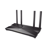 Router WiFi 6 doble banda AX 1800 Mbps /  MU-MIMO y OFDMA / 1 Puerto WAN 10/100/1000 Mbps / 4 Puertos LAN 10/100/1000 Mbps / 4 Potentes Antenas / Compatible con EasyMESH