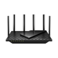 Router WiFi 6 Doble Banda / AX5400 MU-MIMO 4X4 y OFDMA / 1 puerto WAN 10/100/1000 Mbps / 4 puertos LAN 10/100/1000 Mbps / 1 puerto USB 3.0 /  6 potentes antenas / Administración App (Tether) o Página web / Protección HomeShield
