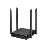 Router Inalámbrico AC 1200 / Doble Banda MU-MIMO / 1 puerto WAN 10/100/1000 Mbps / 4 puertos LAN 10/100/1000 Mbps / Compatible con EasyMesh / Administración Web o App Tether