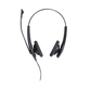 Jabra Biz 1500 Duo, auricular profesional con cancelación de ruido, ideal para contact center con conexión USB (1559-0159)