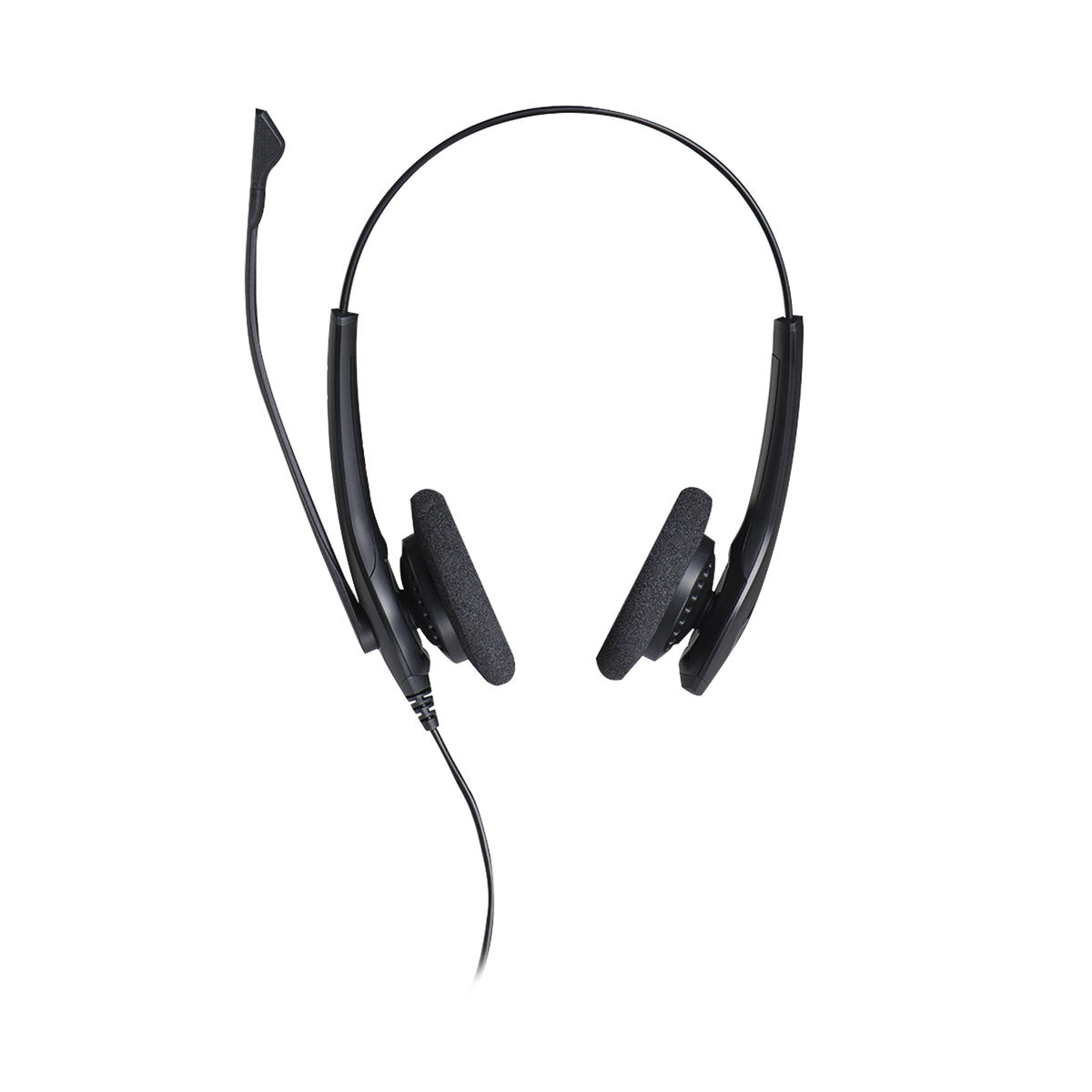 Jabra Biz 1500 Duo, auricular profesional con cancelación de ruido, ideal para contact center con conexión USB (1559-0159)