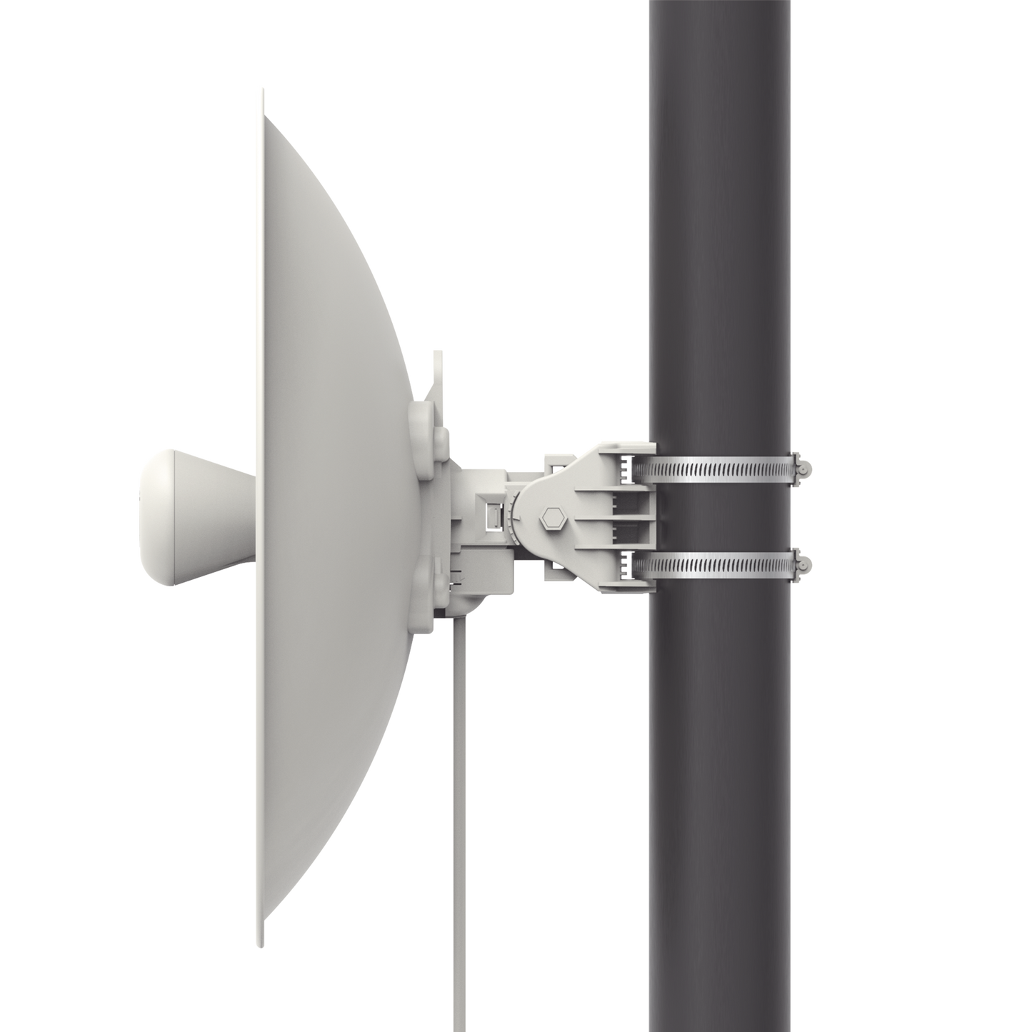 ePMP Force 200L para zonas con alta interferencia, hasta 200 Mbps, 4910 - 5970 MHz, 802.11n, Antena de 25 dBi, latencia baja
