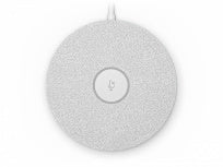 Logitech Micrófono de Mesa para Conferencias Rally Mic Pod, Alámbrico, Blanco