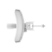 TP-LINK CPE Exterior 5 GHz, hasta 150 Mbps, Antena Direccional de 23 dBi, Potencia de 23 dBm, con PoE Pasivo para una instalación sencilla