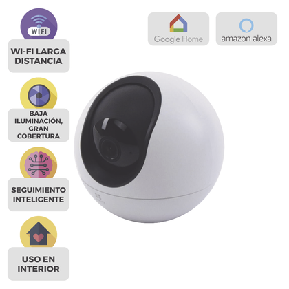 Mini PT IP 3K (5 Megapixel) / Wi-Fi / Detección Humana y Mascotas / Doble Banda 2.4- 5G / Seguimiento Inteligente