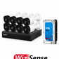 Kit de Videovigilancia Dahua WizSense 8 Cámaras Full HD 1080p con IA, DVR 8 Canales y Disco Duro de 1TB