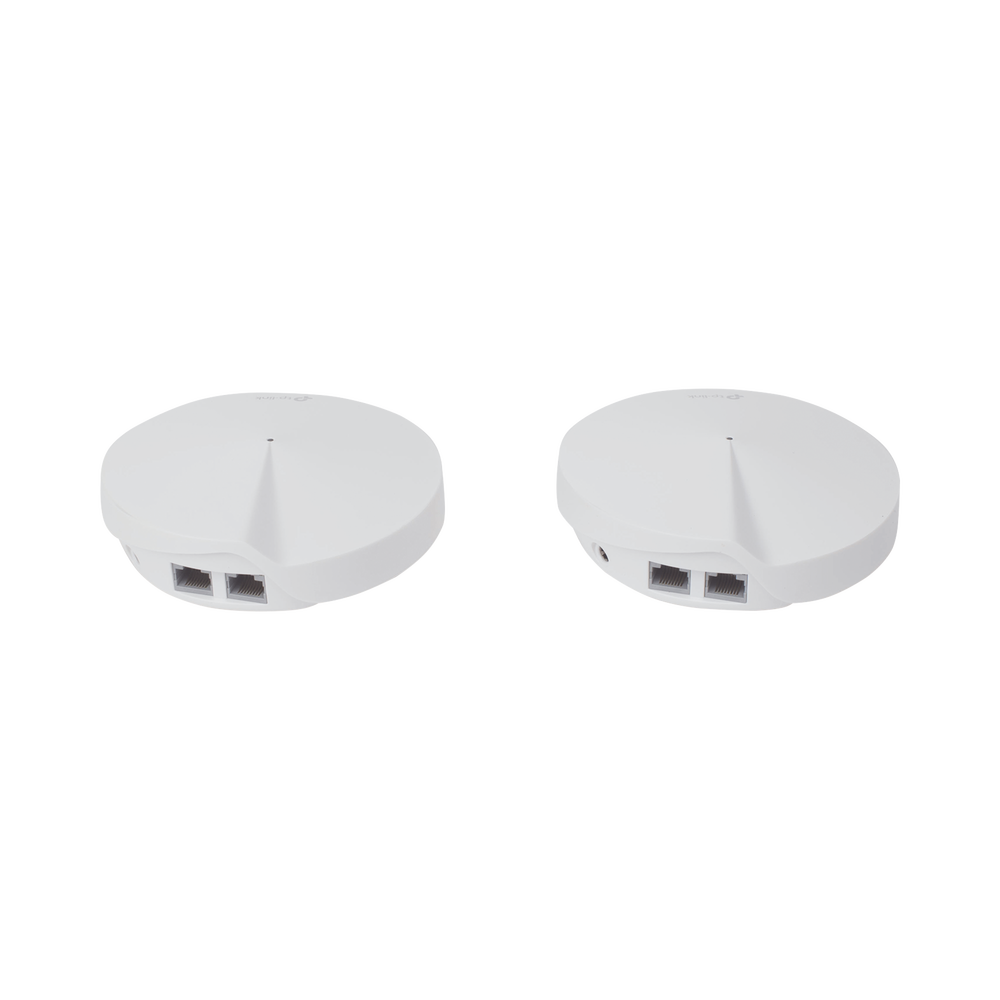 KIT de sistema Router inalámbrico Deco M5 mesh para Hogar / Doble banda AC 1300 / 2 puerto Gigabit / 4 antenas internas / Seguridad de HomeCare gratuito por 3 años