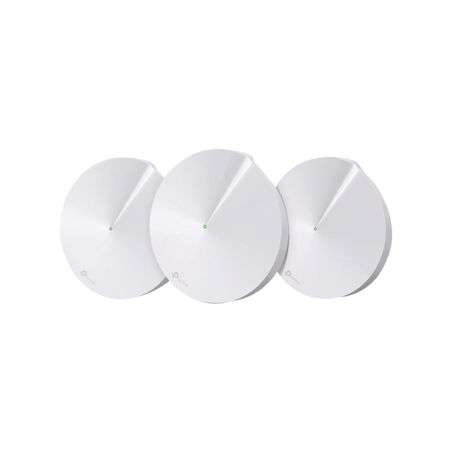 Kit 3 Routers Inalámbricos MESH Interior para Hogar / Doble Banda Wi-Fi 5 AC1300 Mbps / 2 Puerto Gigabit WAN/LAN / 4 Antenas Internas / Administración Mediante la App Deco (iOS, Android) / Protección HomeCare