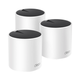 Kit 3 Routers Inalámbricos MESH Interior para Hogar / Doble Banda Wi-Fi 6 AX3000 Mbps / 3 Puerto Gigabit WAN/LAN / 2 Antenas Internas / Administración Mediante la App Deco (iOS, Android) / Protección HomeShield