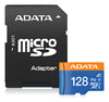 Tarjeta de memoria Adata AUSDX128GUICL10A1-RA1 Premier con adaptador SD 128GB