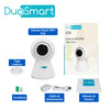 CAMARA INTELIGENTE CON MOVIMIENTO PT WIFI 2.4 GHZ DUOSMART E20 PARA INTERIOR FULL HD 1080P COMPATIBLE CON APP DUOSMART SOPORTA MICROSD DE HASTA 128 GB (NO INCLUIDA) CON AUDIO BIDIRECCIONAL