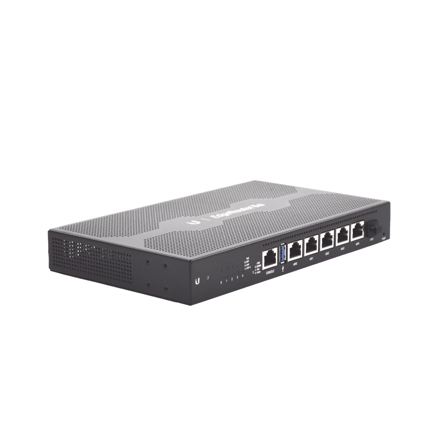 EdgeRouter 6 PoE pasivo 24 V, con 5 puertos 10/100/1000 Mbps + 1 puerto SFP, con funciones avanzadas de ruteo