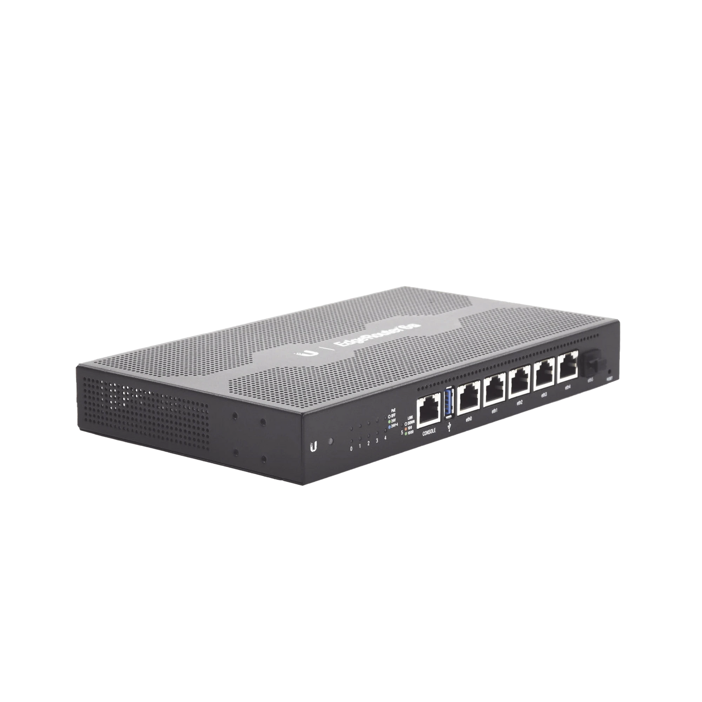 EdgeRouter 6 PoE pasivo 24 V, con 5 puertos 10/100/1000 Mbps + 1 puerto SFP, con funciones avanzadas de ruteo