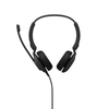 Jabra Evolve 10 Auriculares con Cable con micrófono con cancelación de Ruido para Uso en PC/portátil, fácil configuración USB-A, Certificado TCO, diseño Ligero, Llamadas en línea/Controles de Volumen