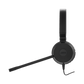 Diadema Jabra Evolve 30 Duo con conexión USB 3.5mm, micrófono con cancelación de ruido y controlador en el cable con botones e indicadores LED