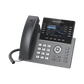 Teléfono IP Wi-Fi, Grado Operador, 10 líneas SIP con 5 cuentas, pantalla a color 4.3", puertos Gigabit, Bluetooth, PoE, codec Opus, IPV4/IPV6 con gestión en la nube GDMS