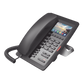 (H5W Color Negro)Teléfono IP WiFi para Hotelería, profesional de gama alta con pantalla LCD de 3.5 pulgadas a color, 6 teclas programables para servicio rápido (Hotline) PoE