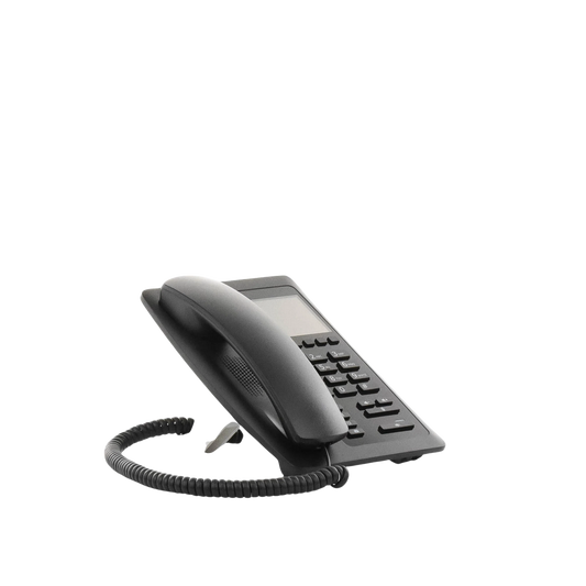 (H5W Color Negro)Teléfono IP WiFi para Hotelería, profesional de gama alta con pantalla LCD de 3.5 pulgadas a color, 6 teclas programables para servicio rápido (Hotline) PoE