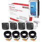 Kit Cctv 5 Megapixel 4 Cámaras Tipo Bala Metálicas Micrófono Integrado Disco Duro 1 TB HILOOK HIK5MPSLQ-KIT-1TB