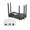 Kit 2 ONU Bridge V-Sol, Dual GPON/EPON con Router Home Mesh Ideal para distribuciones WISP de mayor cobertura Wi-Fi en Hogares y Oficinas