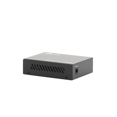 TP-LINK Convertidor Fibra Óptica: 1 SFP 1000 Mbps, 1 RJ45 10/100/1000 Mbps, Compatible Monomodo y Multimodo, Plug and Play