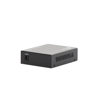 TP-LINK Convertidor Fibra Óptica: 1 SFP 1000 Mbps, 1 RJ45 10/100/1000 Mbps, Compatible Monomodo y Multimodo, Plug and Play