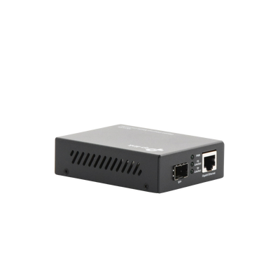 TP-LINK Convertidor Fibra Óptica: 1 SFP 1000 Mbps, 1 RJ45 10/100/1000 Mbps, Compatible Monomodo y Multimodo, Plug and Play