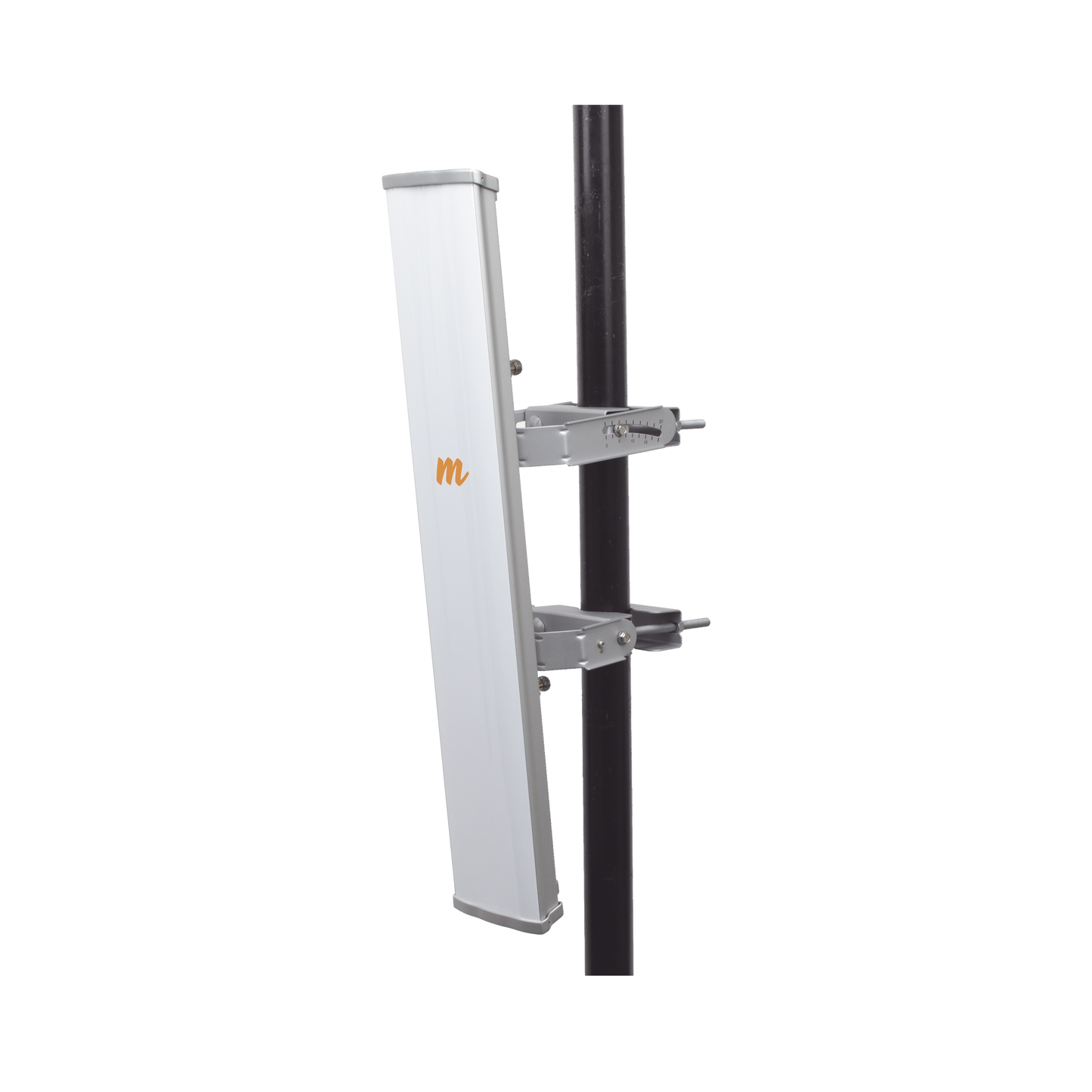 Antena Sectorial MIMO 4X4 de 45 º,  4.9 - 6.4 GHz, IP55, Ganancia de 22 dBi, 4 Conectores N-hembra, Montaje y Jumper tipo N incluido.