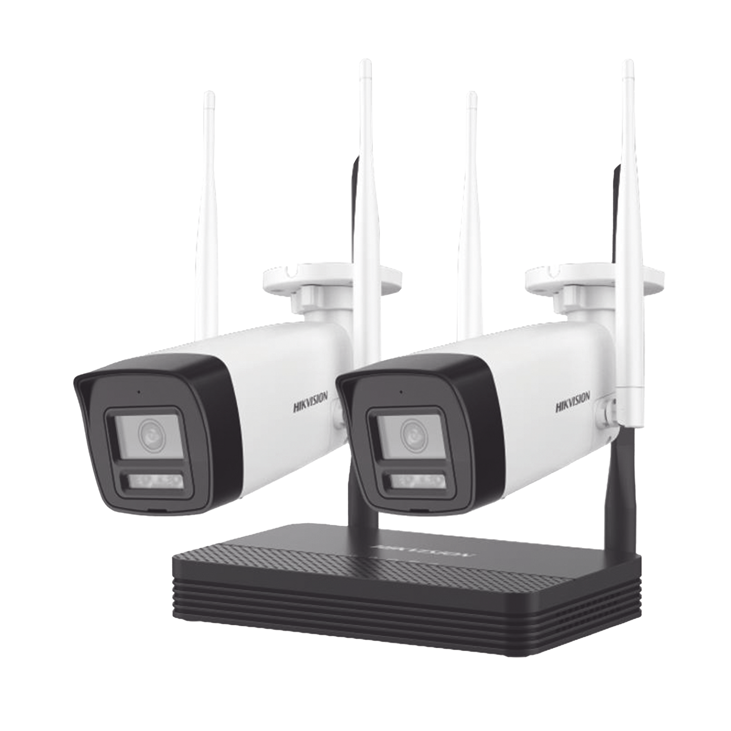 Kit de Cámaras Inalámbricas 1080p con Audio, Visión Nocturna y 2 Cámaras para Exterior