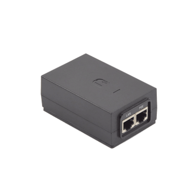 Adaptador PoE Ubiquiti de 24 VDC, 1.0 A Puerto Fast Ethernet