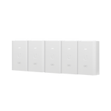 5 Unidades del Adaptador PoE Ubiquiti de 24 VDC, 1.0 A con puerto Gigabit, color blanco