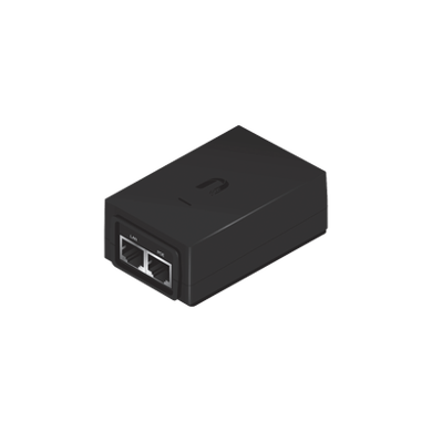 Adaptador PoE Ubiquiti de 48 VDC, 0.5 A, Fast Ethernet (10/100 Mbps)